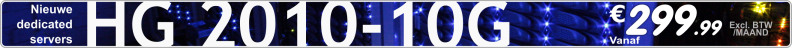 Ontdekt de nieuwe servers HG 2010